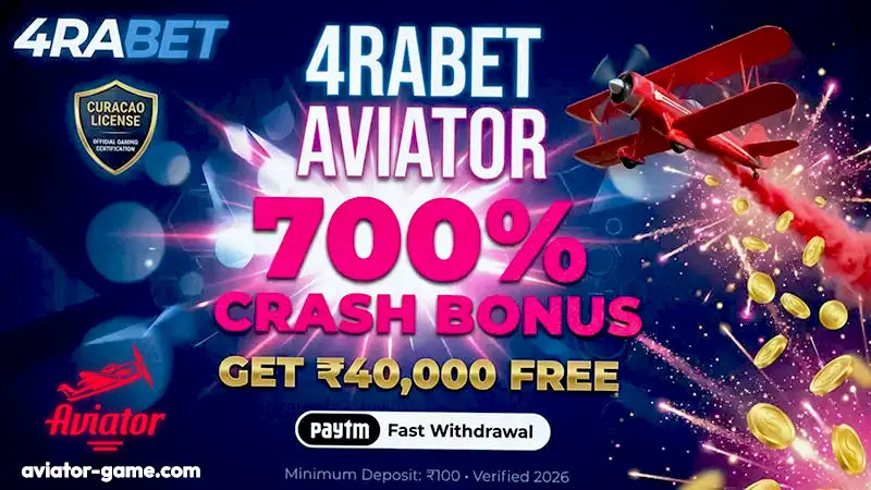 4Rabet Aviator Game India: 700% Welcome Bonus & Fast Paytm Withdrawal